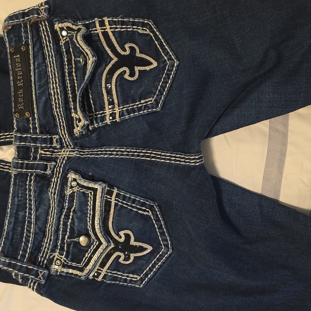 Rock Revival Kai Straight Cut Womens Jeans Size 29